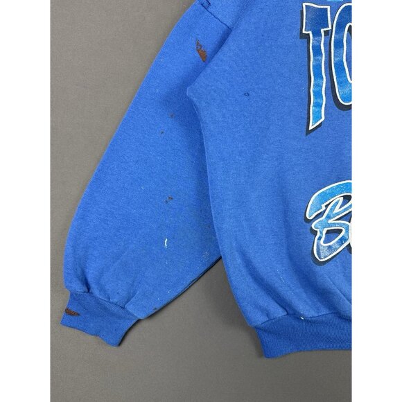 Rare Vintage 90s 1994 Toronto Blue Jays Baseball Blue Crewneck Ravens Sweatshirt - Picture 7 of 16